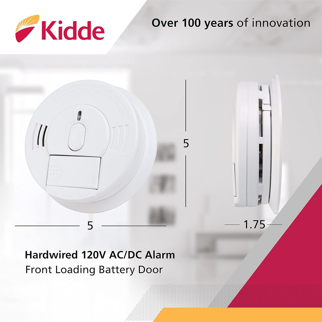 Hardwired Smoke Detector 2-Pack with Battery Backup F5312