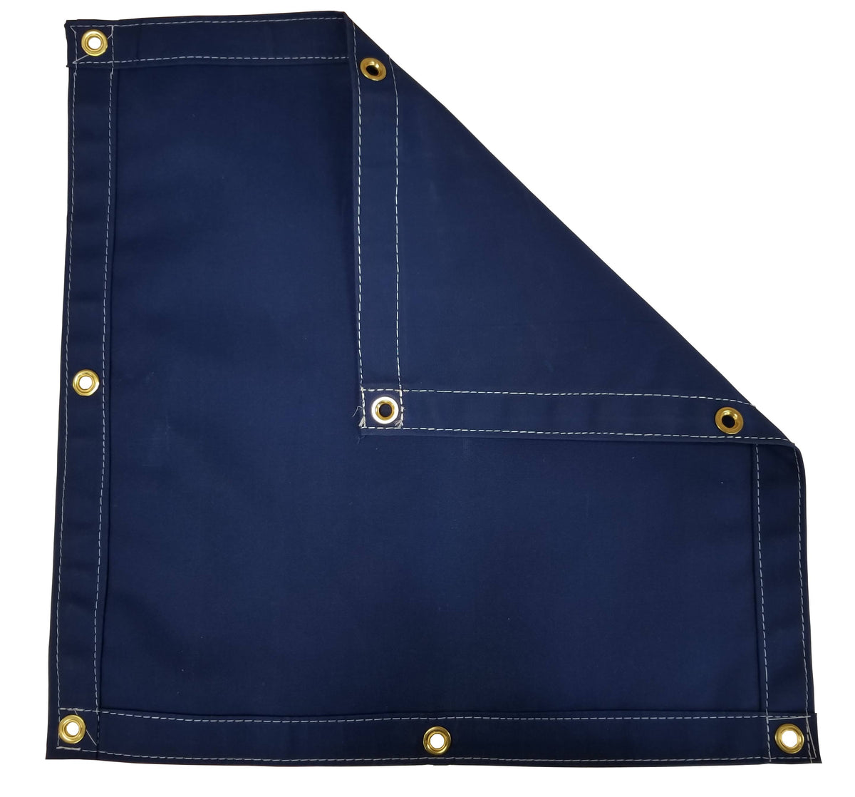 15' x 15' Blue Polyester Canvas Tarp J4194