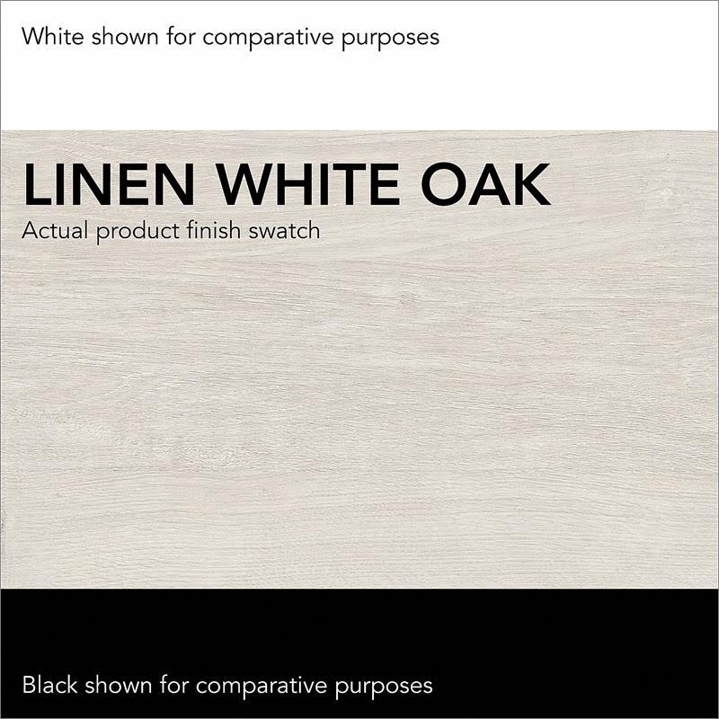 Linen White Oak Tall Cabinet and Over The Toilet Storage Cabinet H534