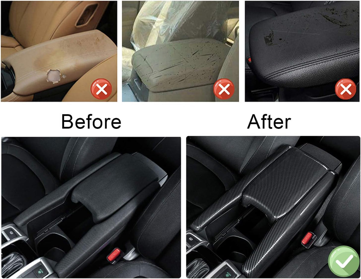Carbon Fiber Car Armrest Cover Pack of 2 Q95228