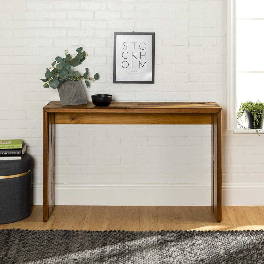 60 Inch 2 Tier Solid Wood TV Stand W240