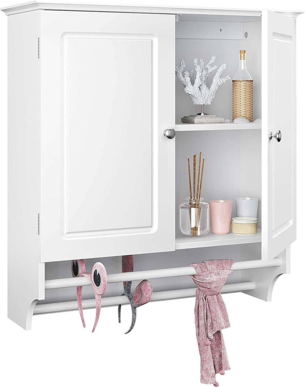 White 2-Door Wall Cabinet Z5406