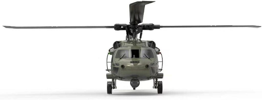 2.4G 6CH Brushless Direct Drive Remote Control Military Helicopter Q654