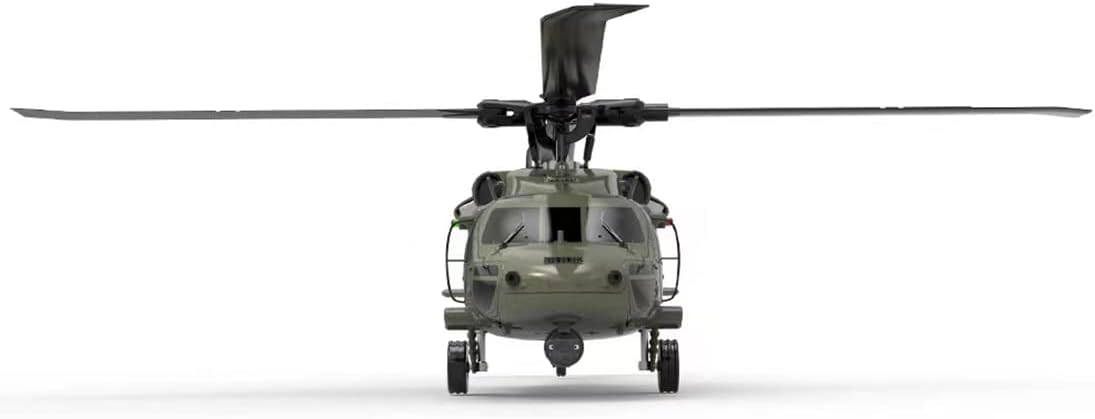 2.4G 6CH Brushless Direct Drive Remote Control Military Helicopter Q654