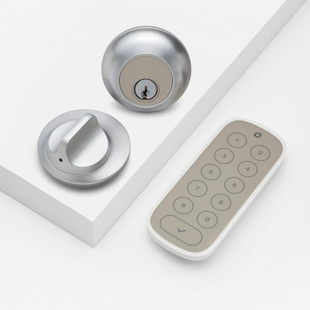 Satin Nickel Smart Lock with Keypad Y6454