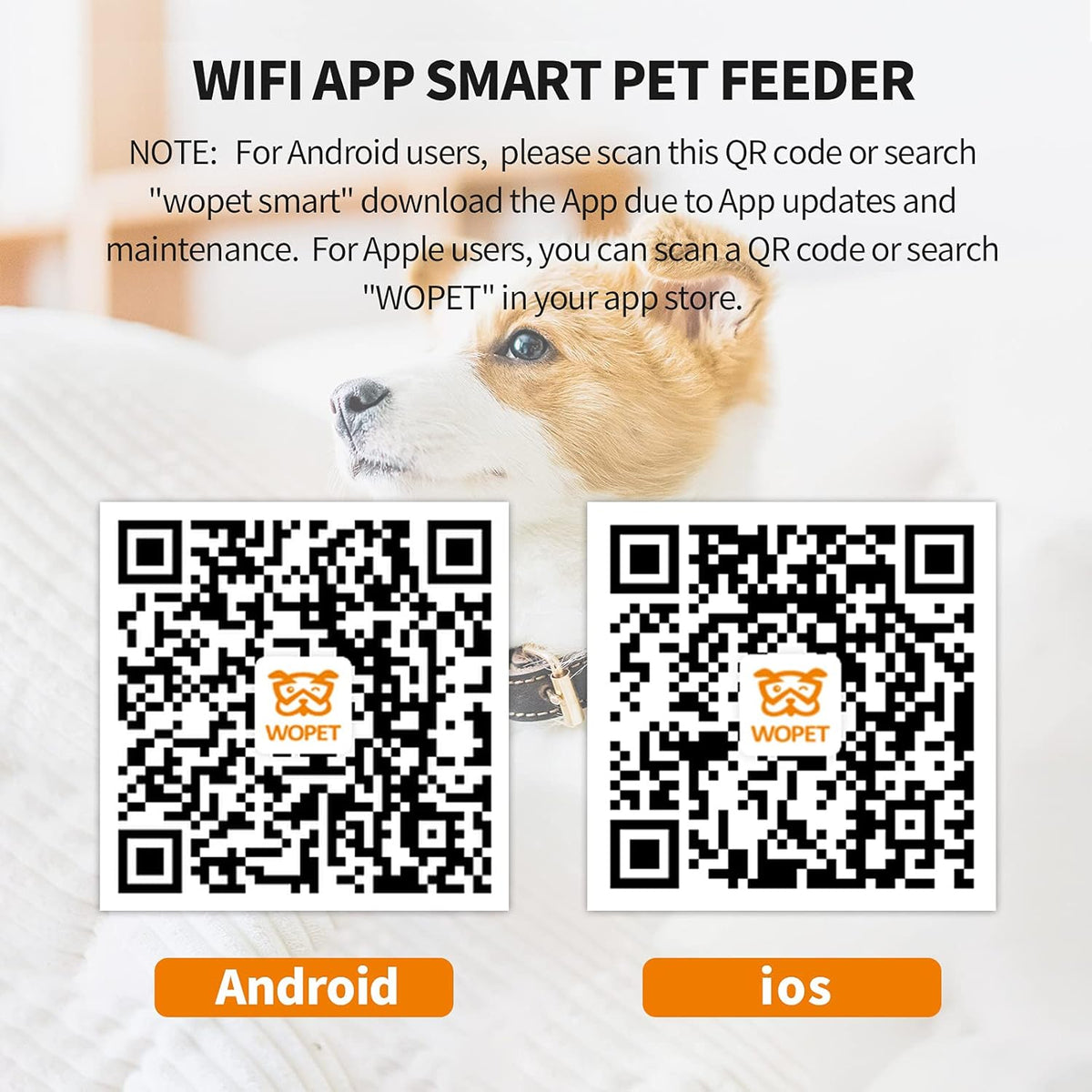 Smart Pet Camera Dog Treat Dispenser with Night Vision Two Way Audio W95975