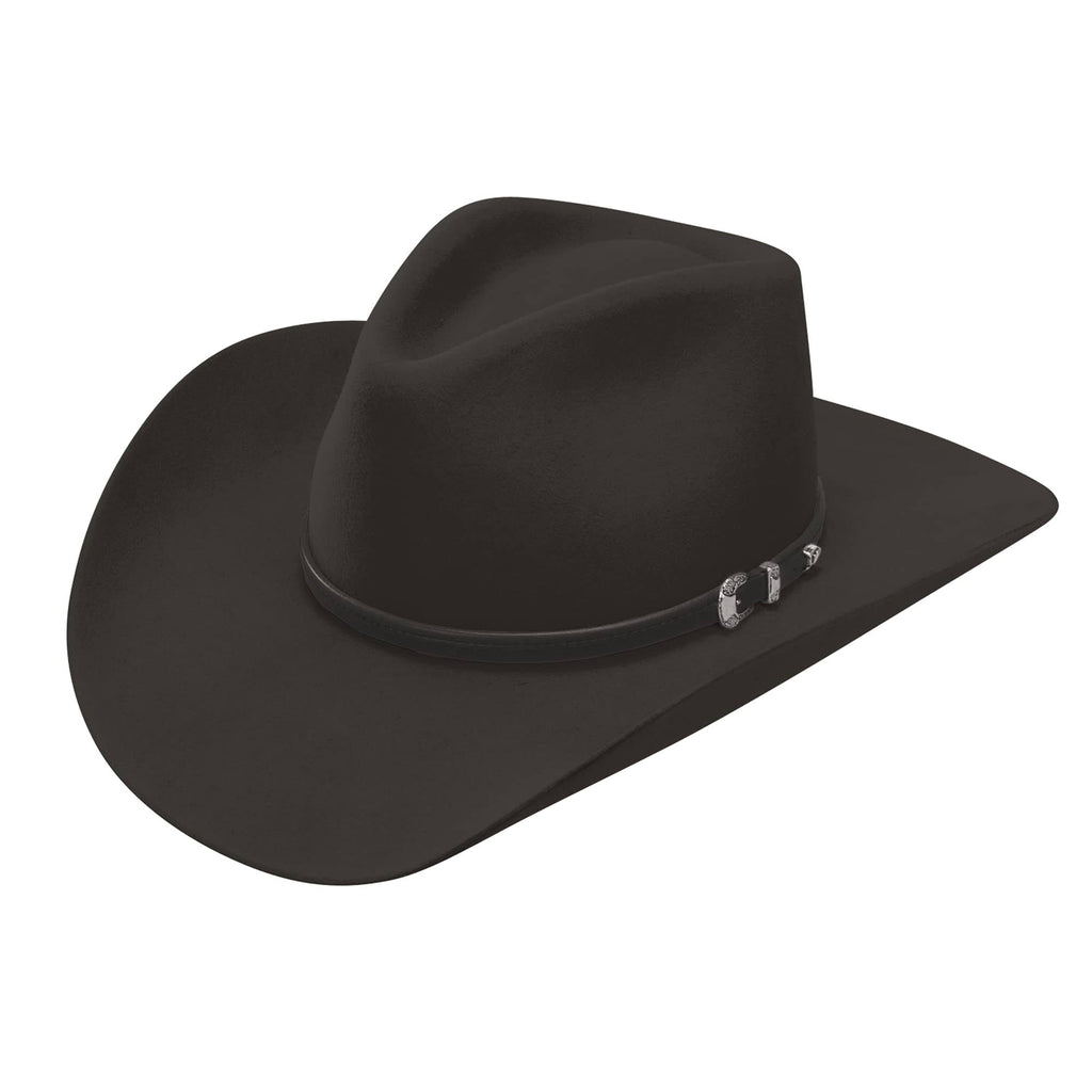 Black Buffalo Fur Hat Y519398
