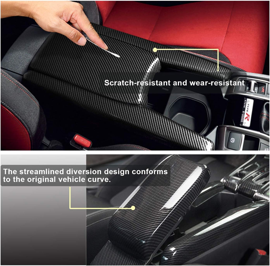 Carbon Fiber Car Armrest Cover Pack of 2 Q95228