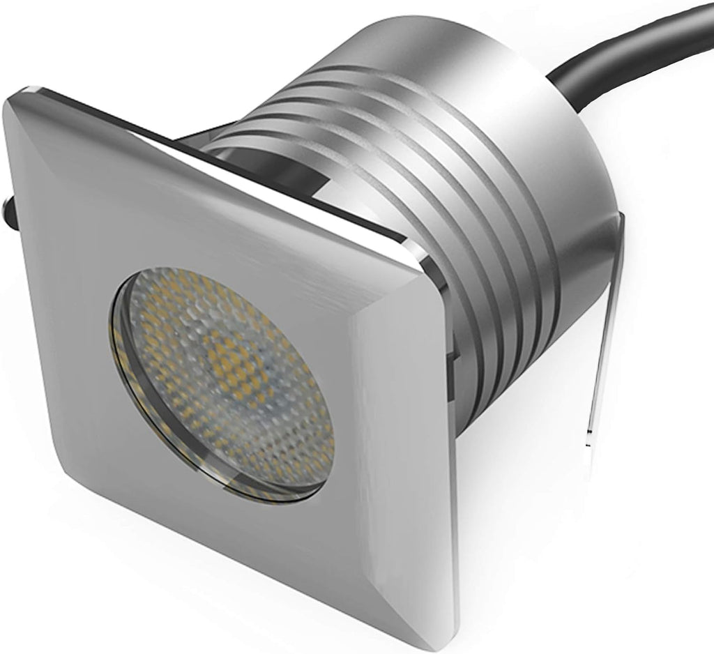 3W Waterproof Aluminum Stainless Steel LED In-Ground Well Lights Warm White G585493