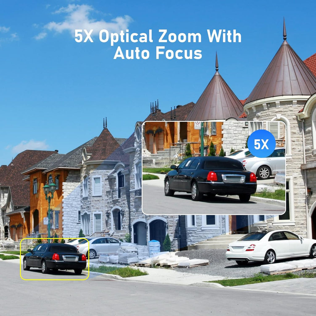 5MP PTZ POE Outdoor IP Dome Camera with 5X Optical Zoom T207