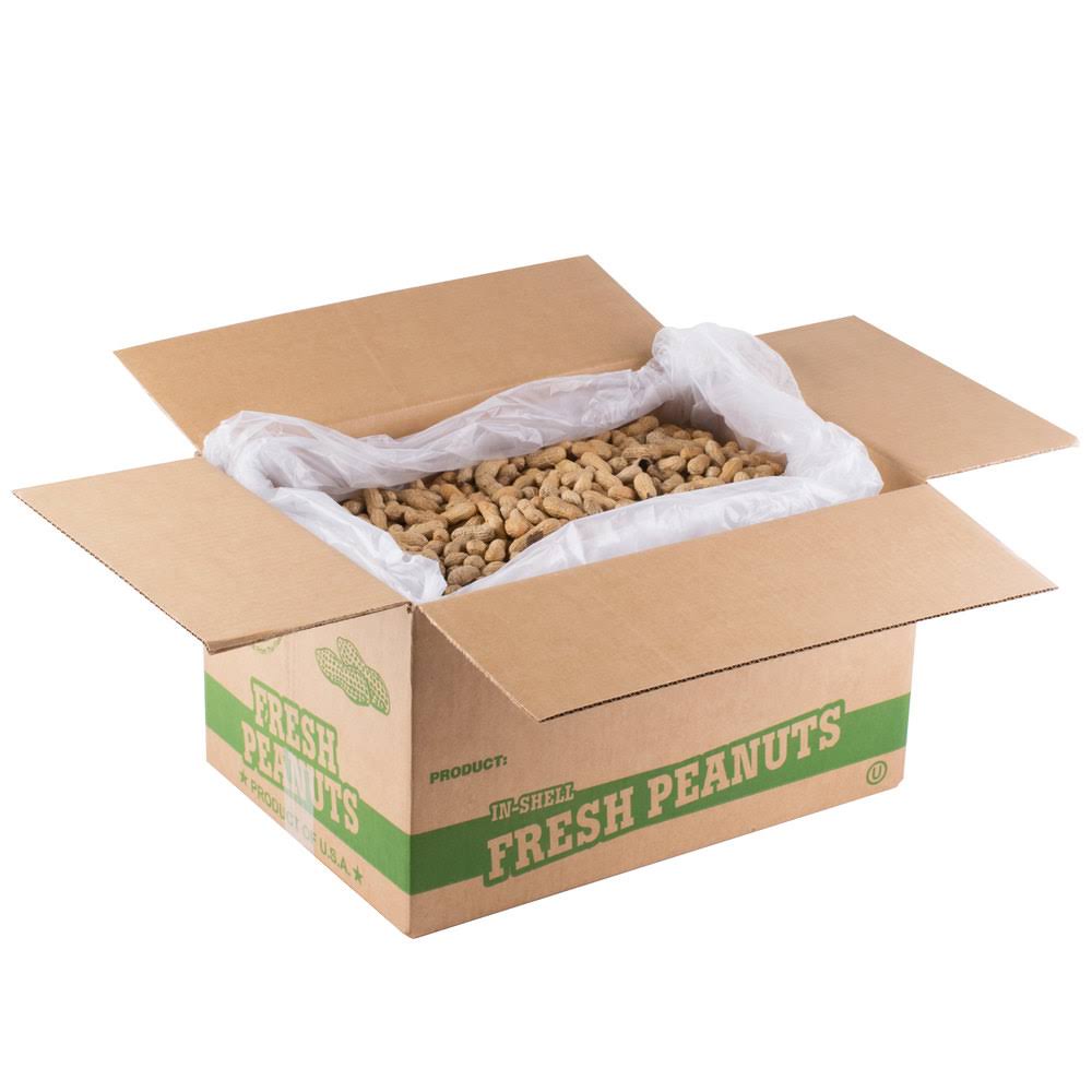 25 lb. Roasted Unsalted In-Shell Peanuts K16578