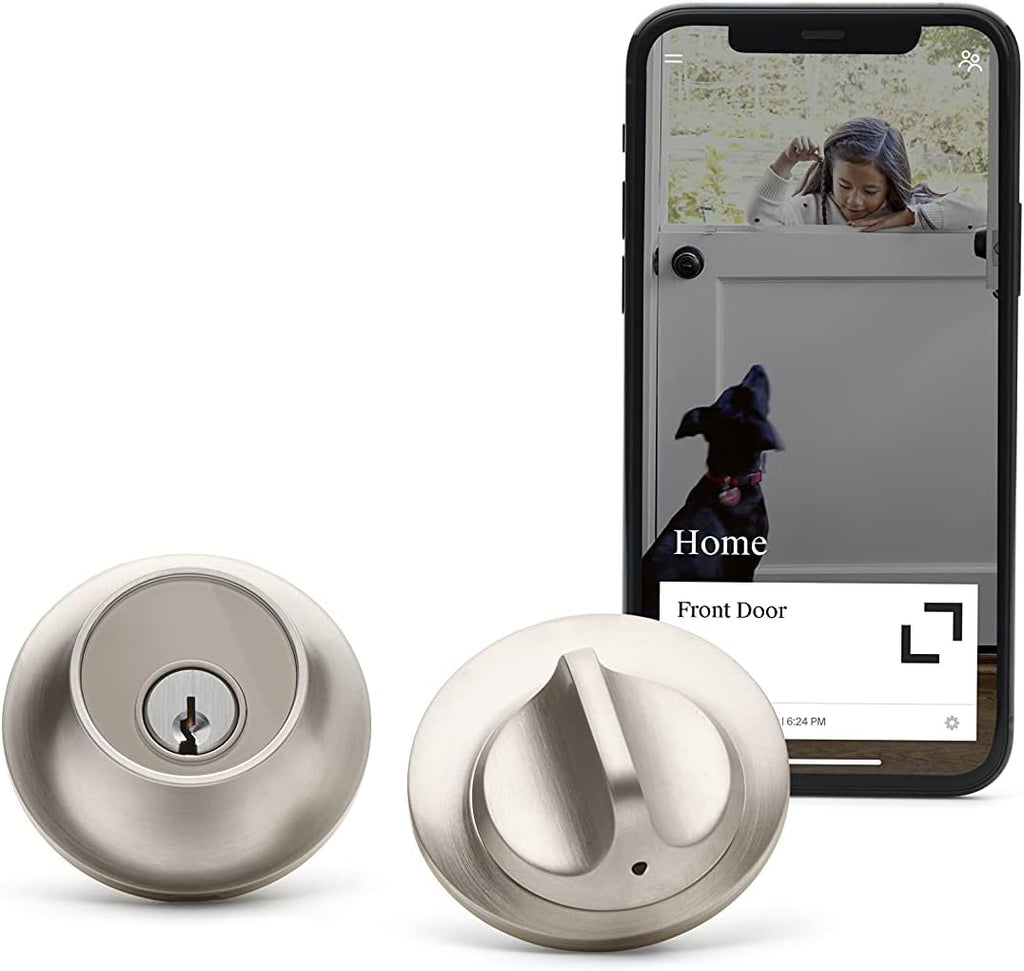 Satin Nickel Smart Lock with Keypad Y6454