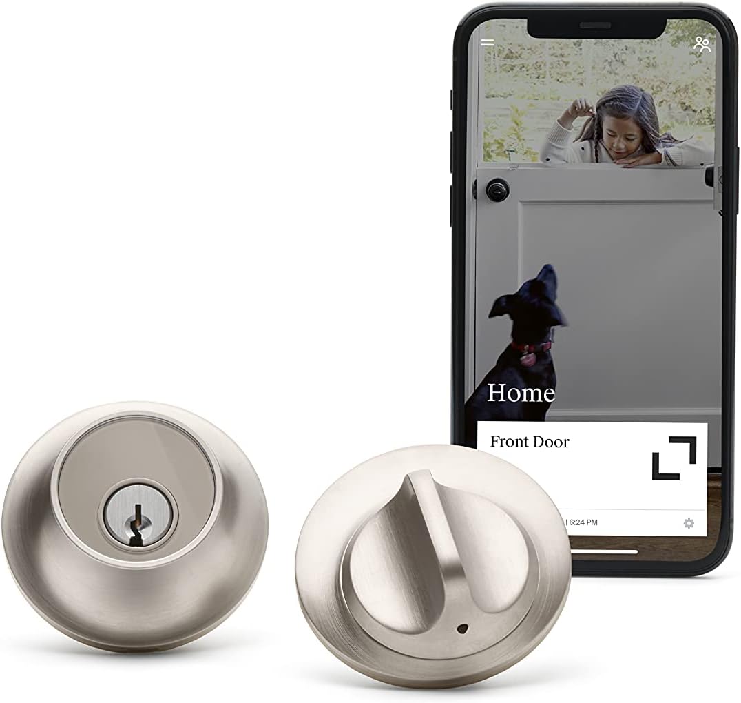 Satin Nickel Smart Lock with Keypad Y6454
