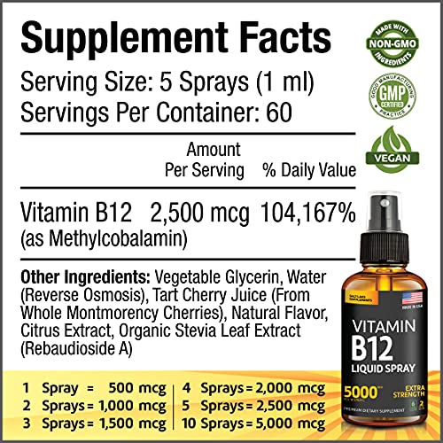 Vegan B12 Liquid Drops, 2 fl. oz. T7581