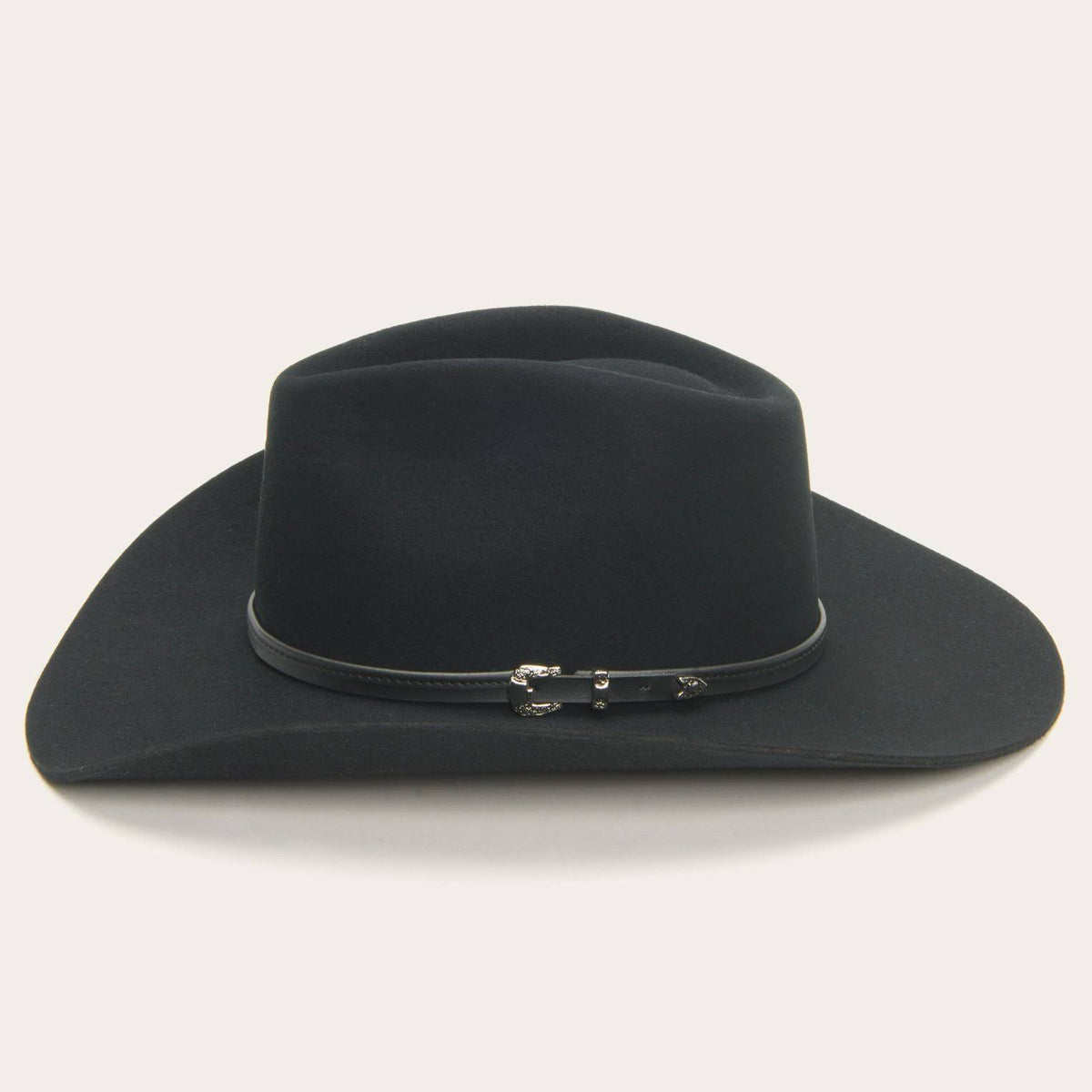 Black Buffalo Fur Hat Y519398