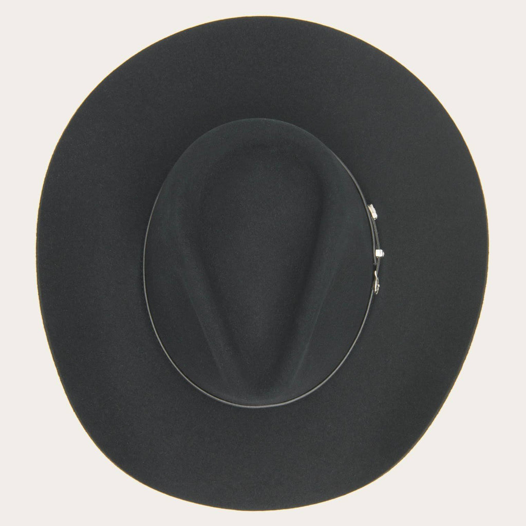 Black Buffalo Fur Hat Y519398