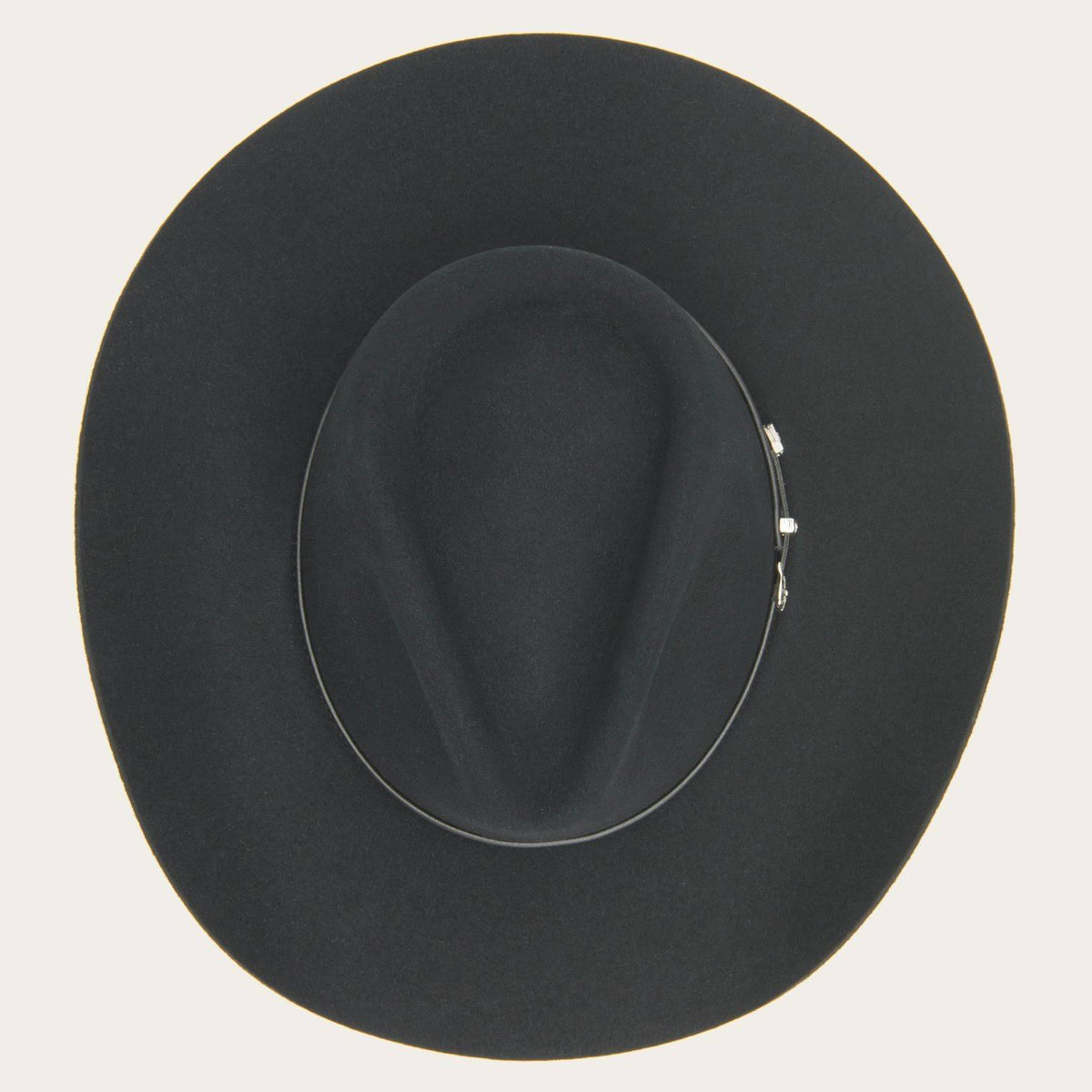 Black Buffalo Fur Hat Y519398