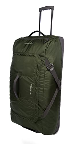 Dark Loden Ripstop Polyester Rolling Duffel Bag 78L D76733