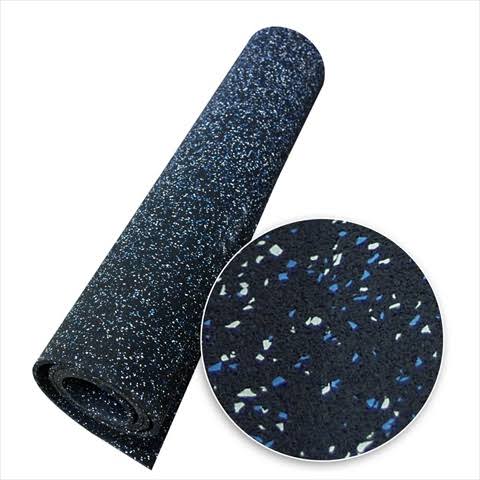 Recycled Rubber Flooring Rolls 90 x 48 x 0.19 in. R859