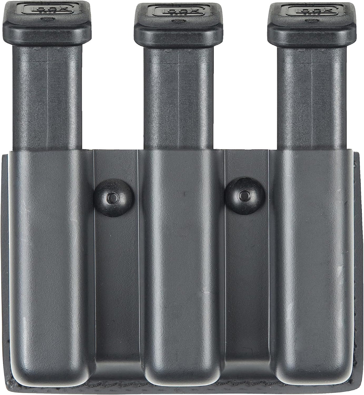 Black Slimline Open-Top Triple Magazine Pouch H6591
