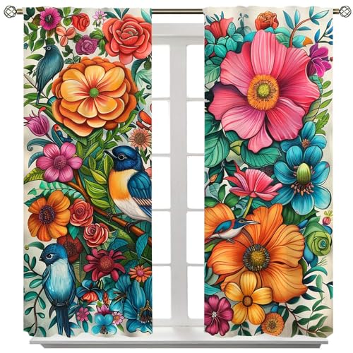 Blackout Curtains 2 Panels 45" L x 21" W U49602
