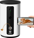 Smart Pet Camera Dog Treat Dispenser with Night Vision Two Way Audio W95975