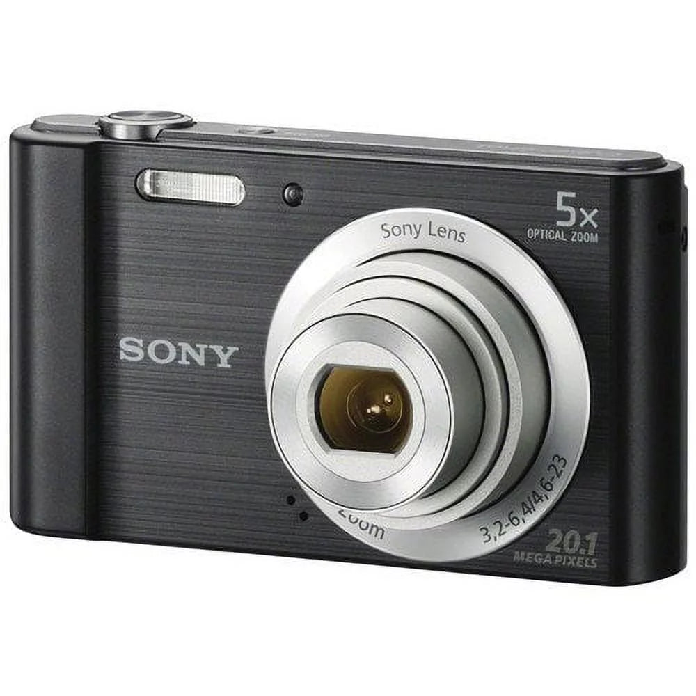 Black Digital Camera with 64GB Accessory Bundle X303787