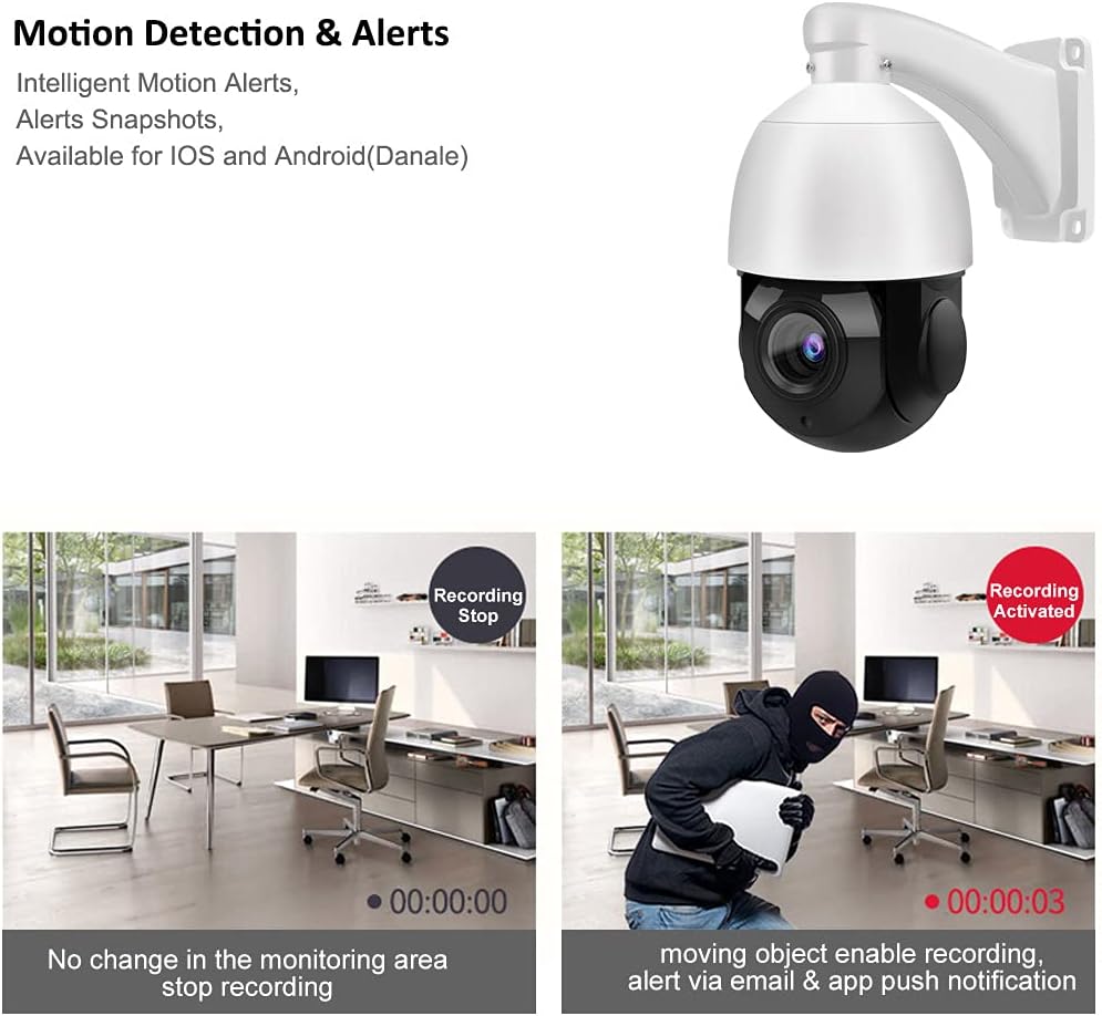 5MP PTZ PoE IP Camera with 18x Optical Zoom U106615