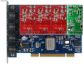 4 Port Analog PCI Card with 1 FXS + 3 FXO Ports S2362