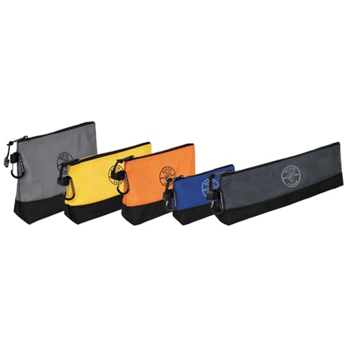 Zipper Tool Pouch with Carabiners 5-Pack K4631