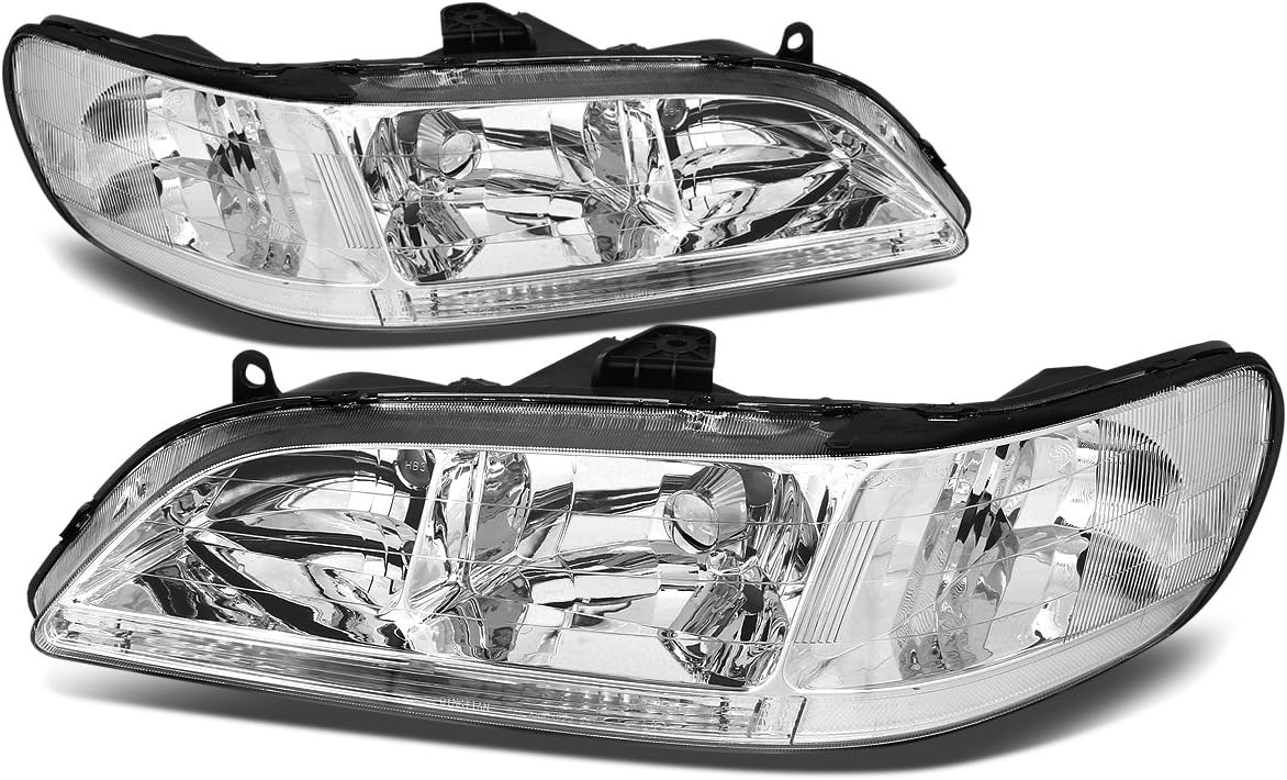Black Housing Headlights Assembly for Honda Accord CG 98-02 Q4204