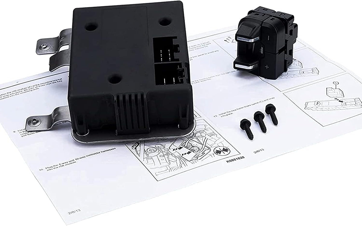 Integrated Electronic Trailer Brake Controller with Switch, Bracket, Module and Hardware E521