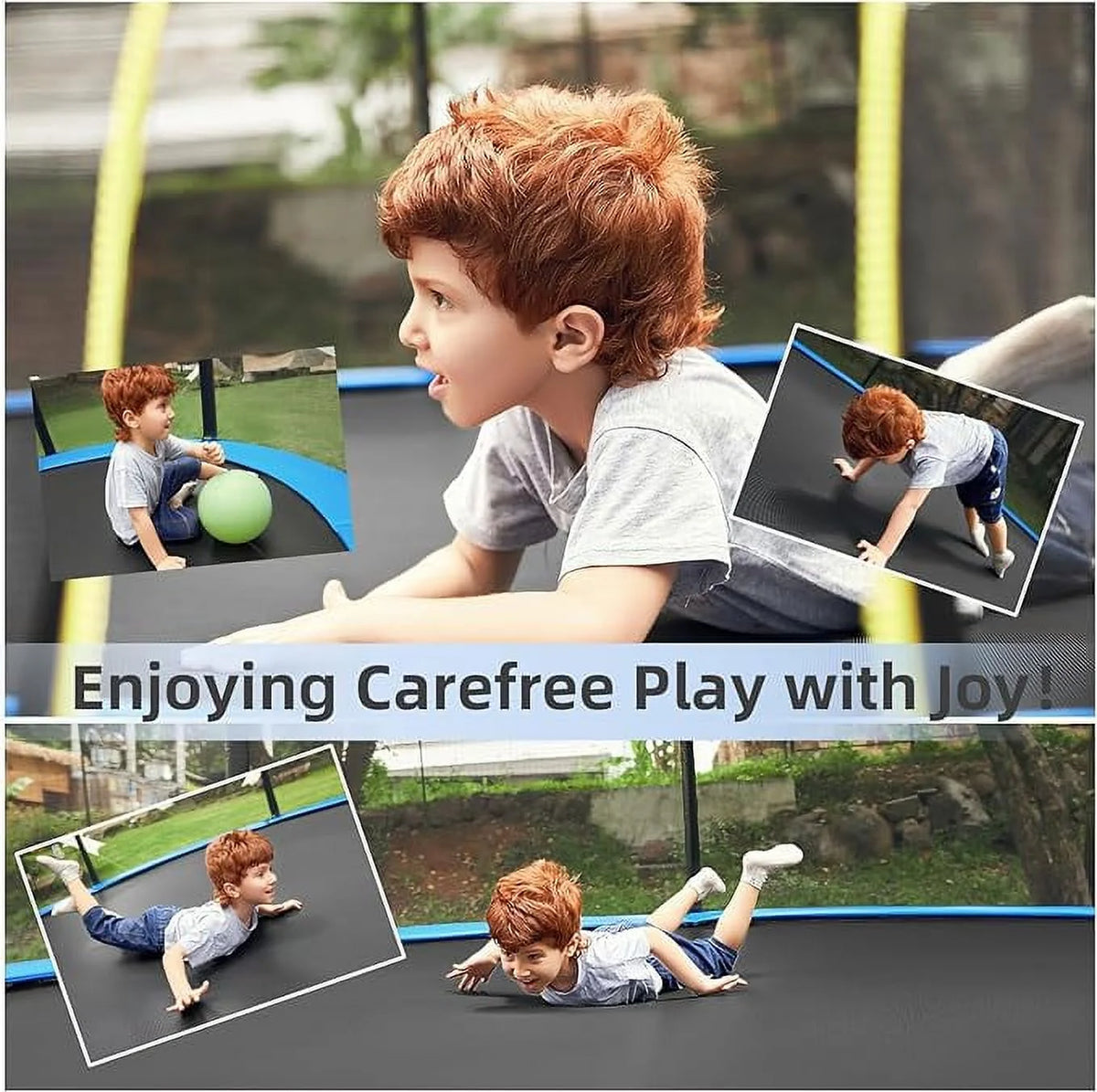 10 ft Trampoline with Safety Enclosure Net K39731