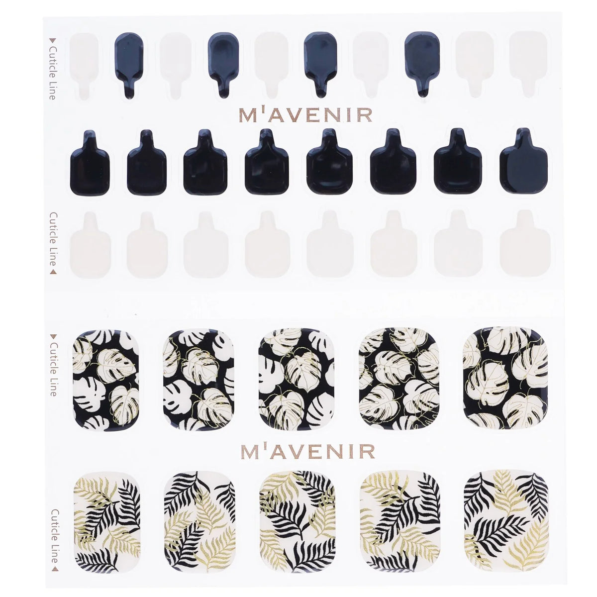 Tropical Palmtree Nail Sticker 36pcs S453864