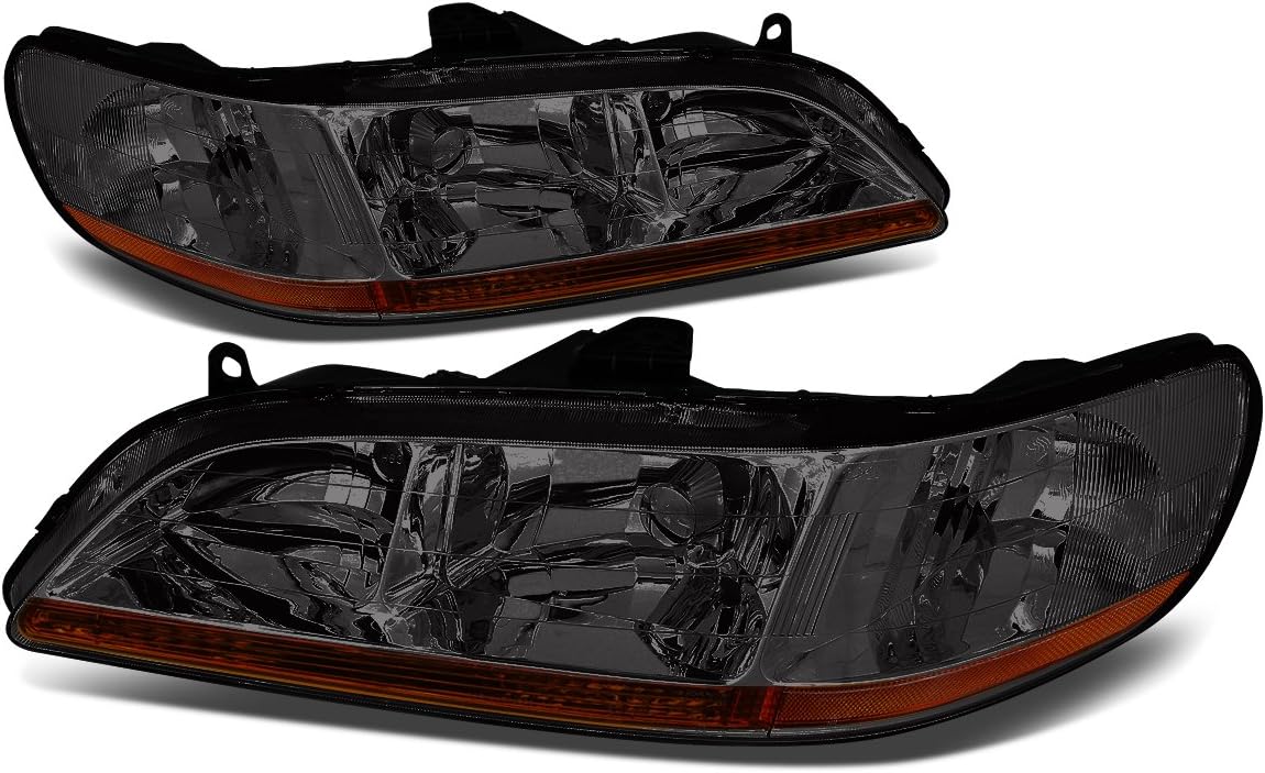 Black Housing Headlights Assembly for Honda Accord CG 98-02 Q4204