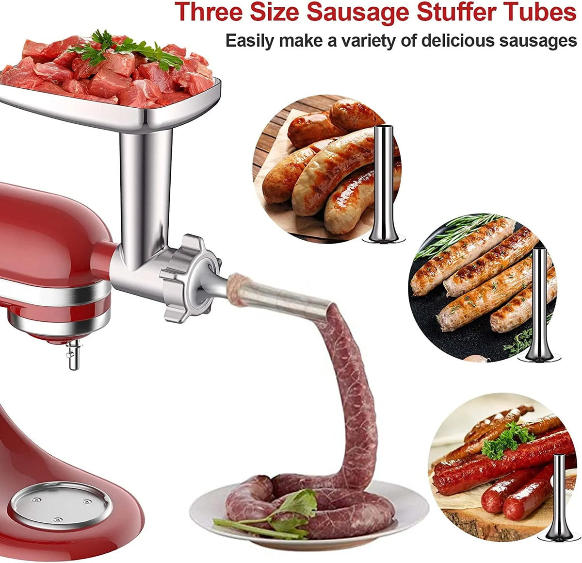 Food Grinder Attachment & Slicer Shredder Attachment Set P707989
