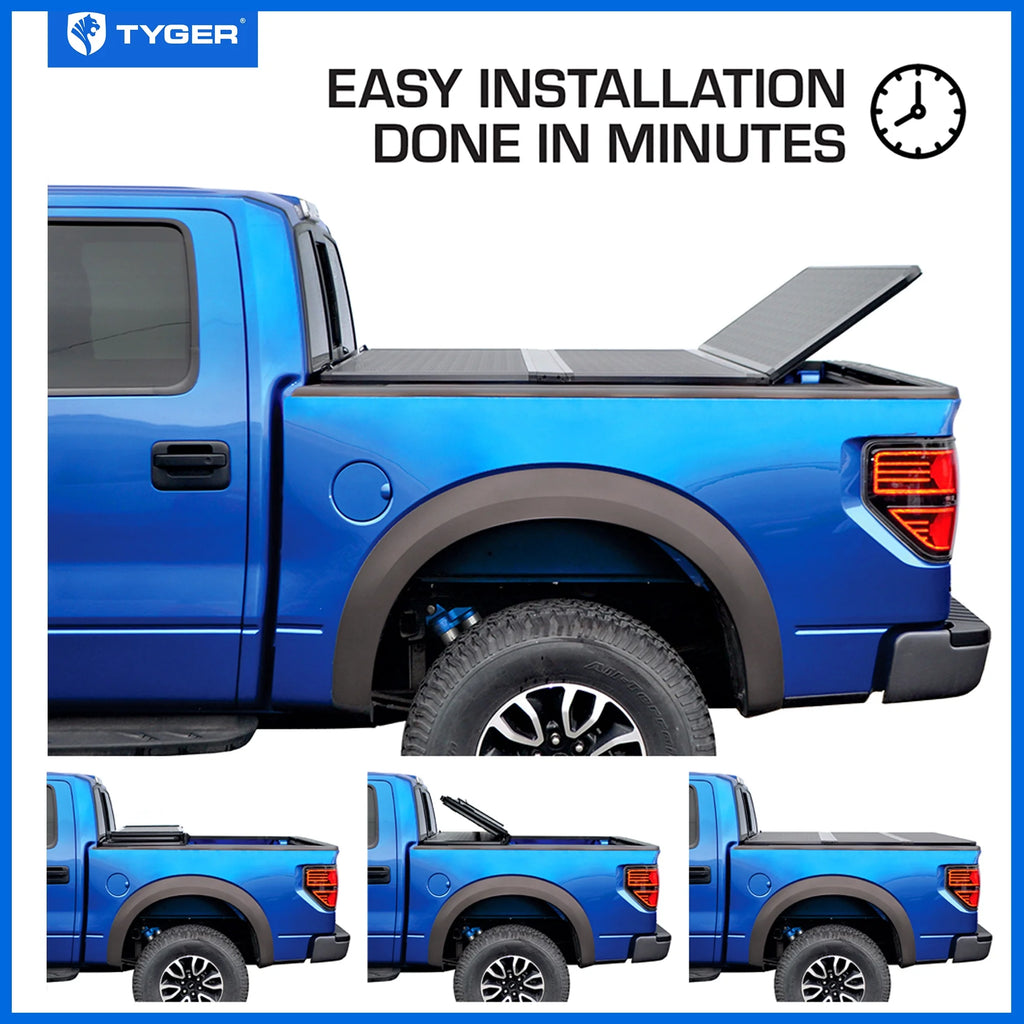 Alloy Hardtop Truck Bed Tonneau Cover for 2015-2022 Chevy Colorado GMC Canyon 5'2" Bed W47358
