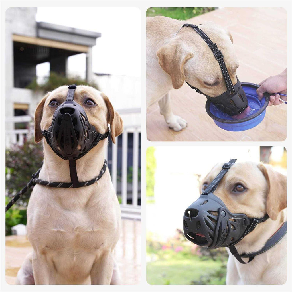 Adjustable Breathable Basket Dog Muzzle X5794