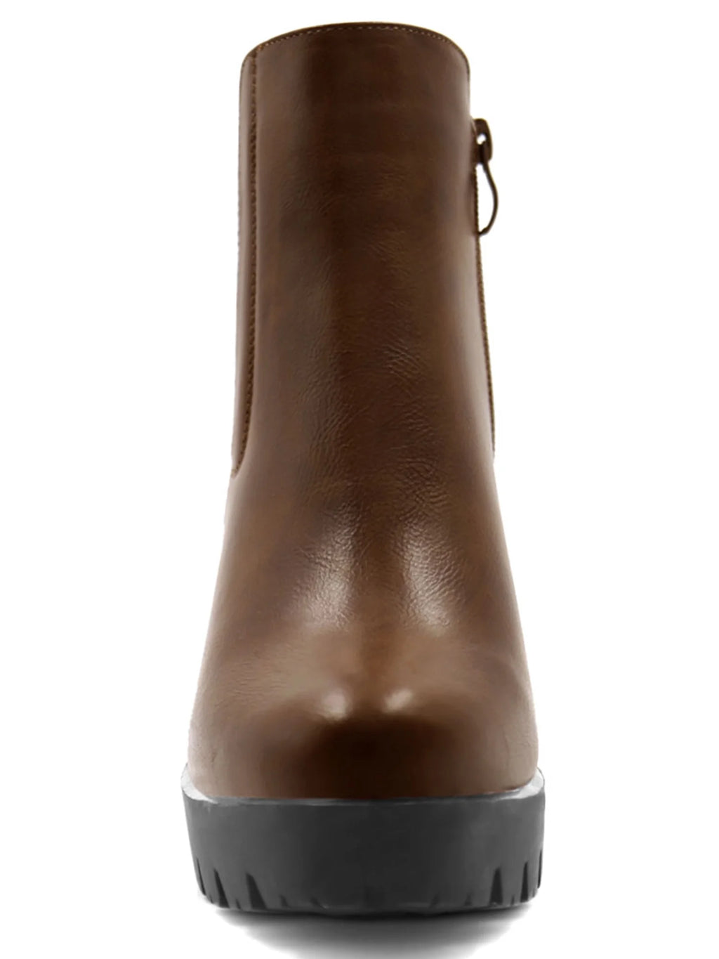 Chunky High Heel Platform Zipper Chelsea Boots K617