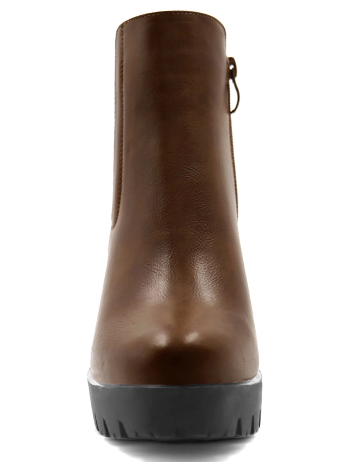 Chunky High Heel Platform Zipper Chelsea Boots K617