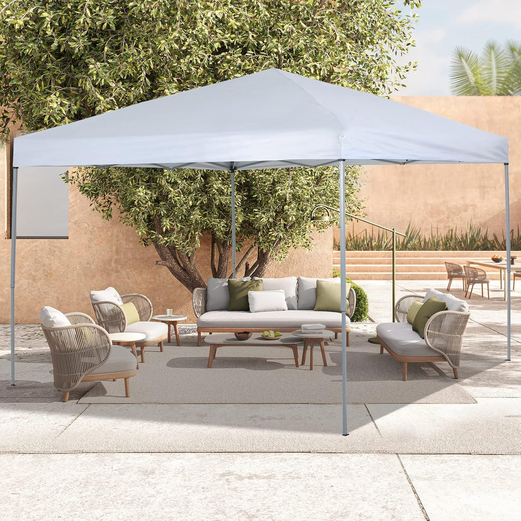10 x 10ft Blue Pop Up Canopy Tent with Carry Bag J188