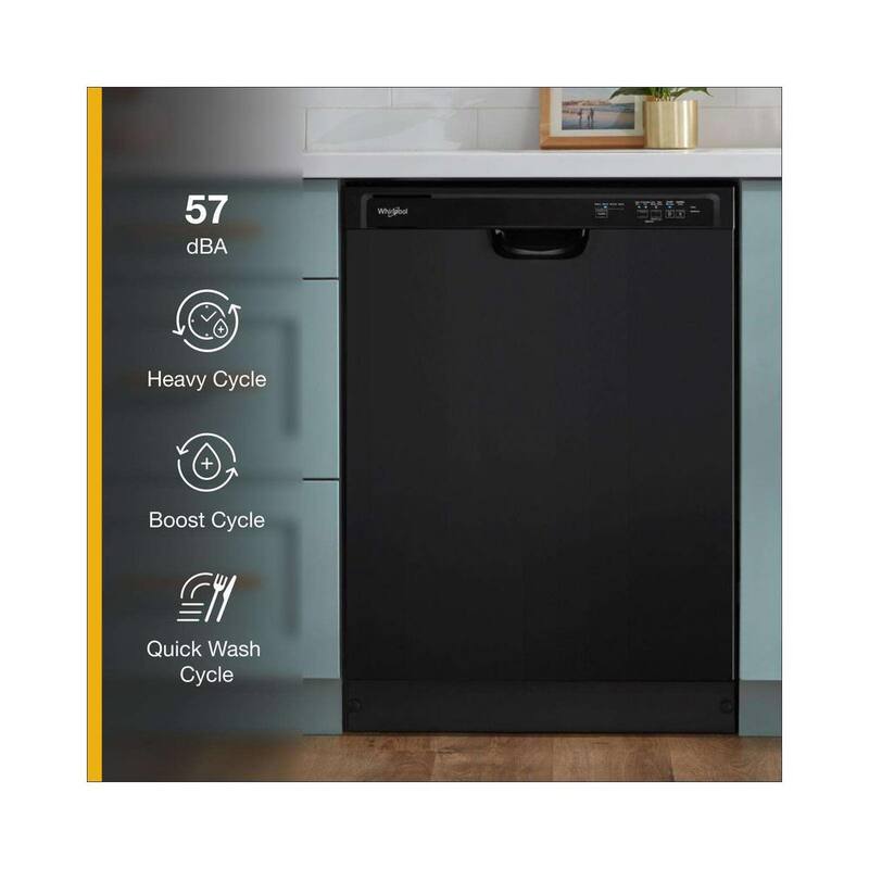 Black 24 in. Built-In Tall Tub Dishwasher C6609