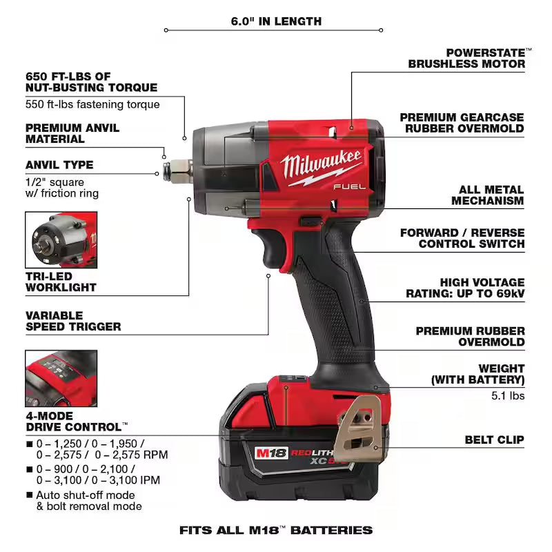 18-Volt Lithium-Ion Brushless Cordless Combo Kit (7-Tool) V8034