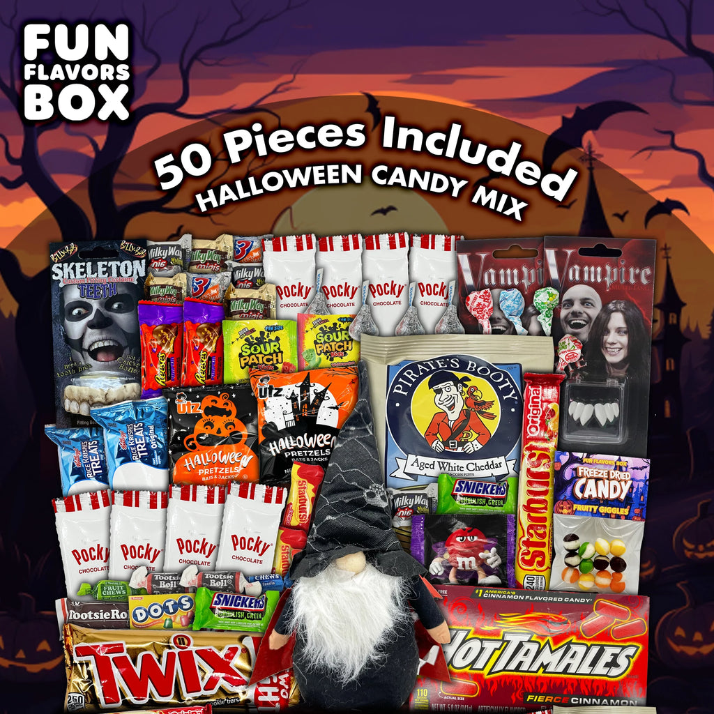 Halloween Variety Pack Candy Snacks Gift Box 50 Count N35833