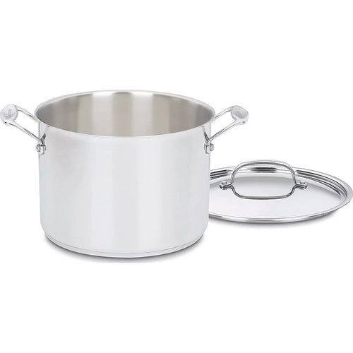 10 pc Stainless Cookware Set and 12 Piece Ceramic Coated Cutlery Set Q557