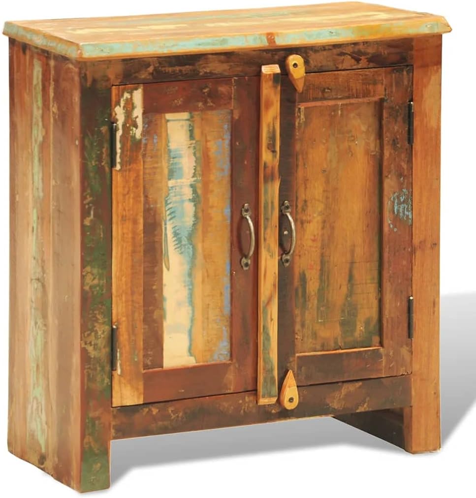 Reclaimed Solid Wood Cabinet with 2 Doors E938426
