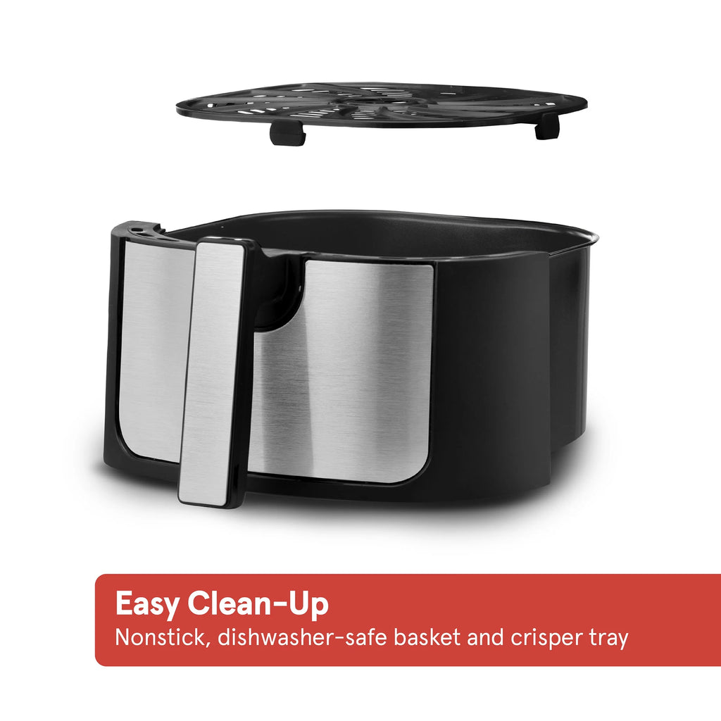 6 Qt Digital Air Fryer with 12 One-Touch Cooking Functions R713