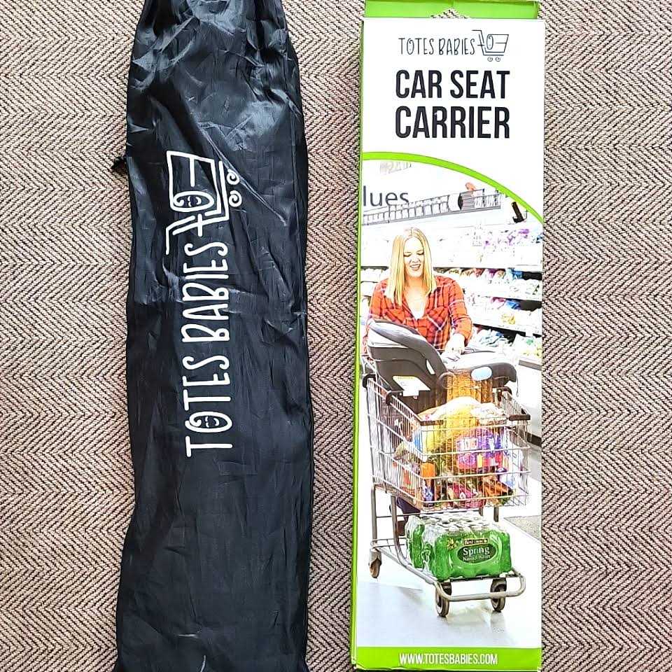 Black Car Seat Carrier G187
