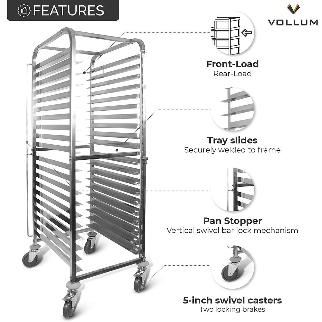 20 Trays Stainless Steel Bakery Rack F88431