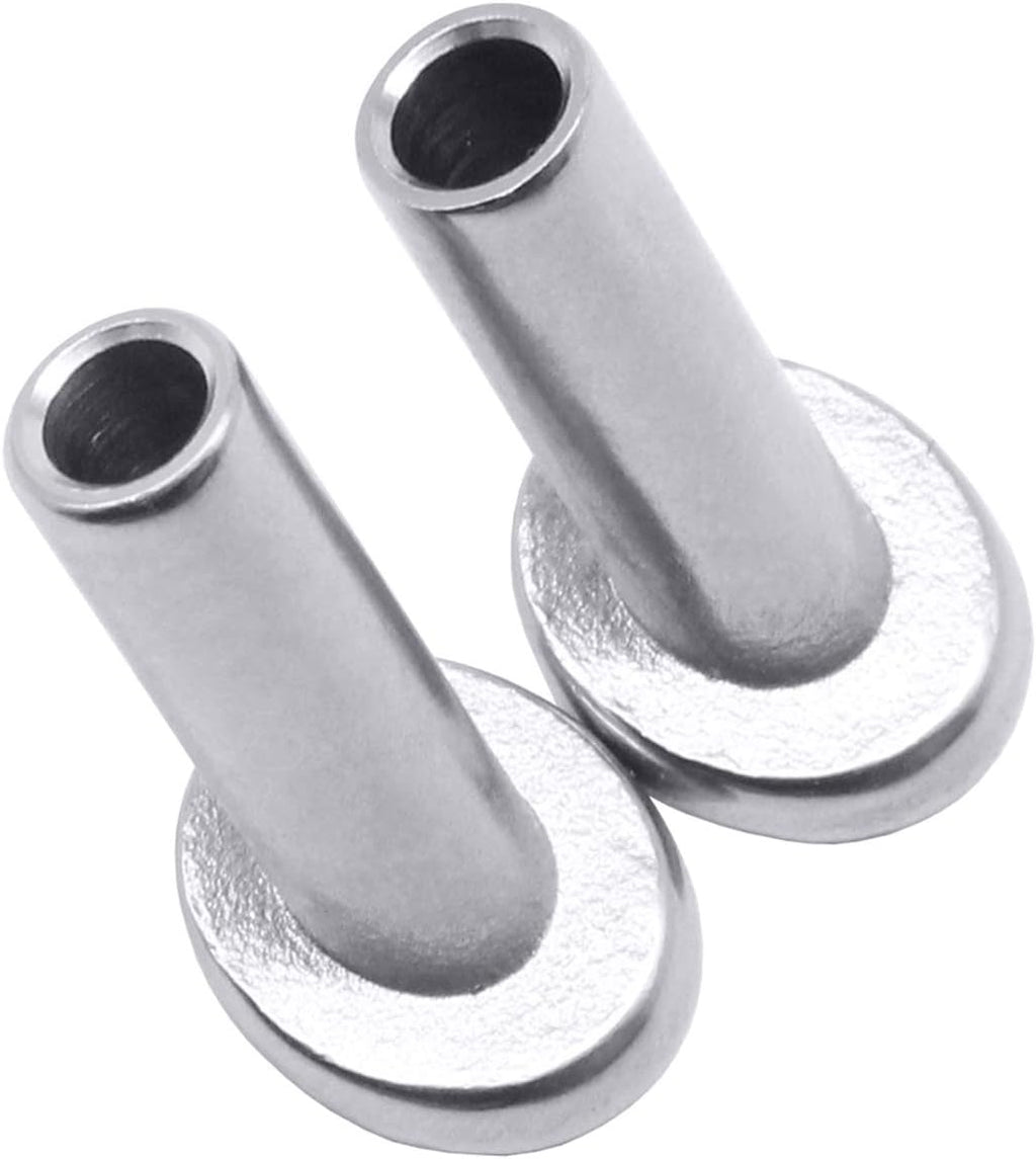 40 PCS 30 Degree Angle Cable Railing Corner Protector Sleeve for 5/32, 3/16 Wire Rope, T316 Stainless Steel K3905